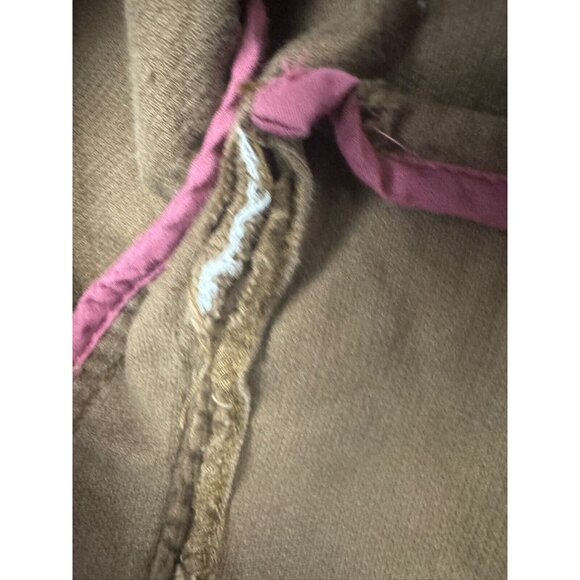 Fossil Corduroy Jacket Women's Large Brown Blazer Button Up Pockets - Picture 10 of 10